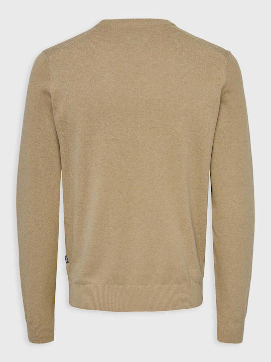 Only & Sons Men's Long Sleeve Sweater Beige