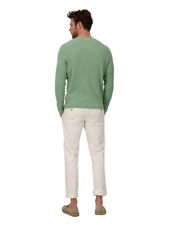 Fynch Hatton Men's Long Sleeve Sweater Green