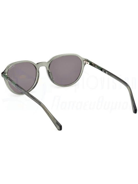 Gant Men's Sunglasses with Green Plastic Frame and Green Lens GA7224 96N