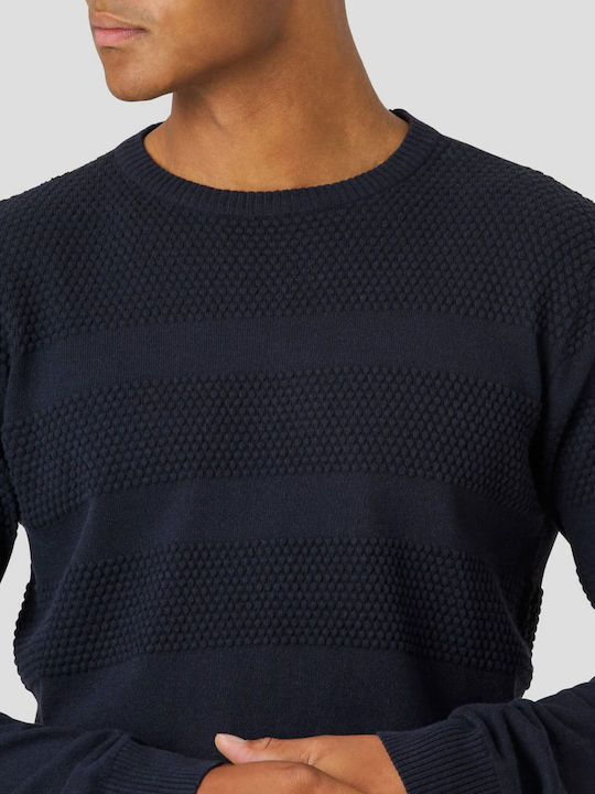 Marcus Men's Long Sleeve Sweater Navy Blue