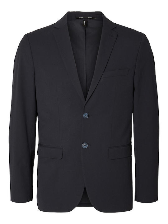 Selected Men's Suit Jacket Slim Fit Navy Blue