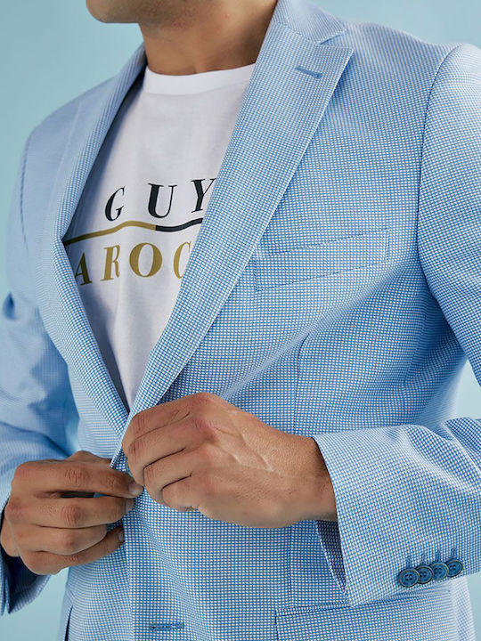 Men's Suit Jacket Light Blue