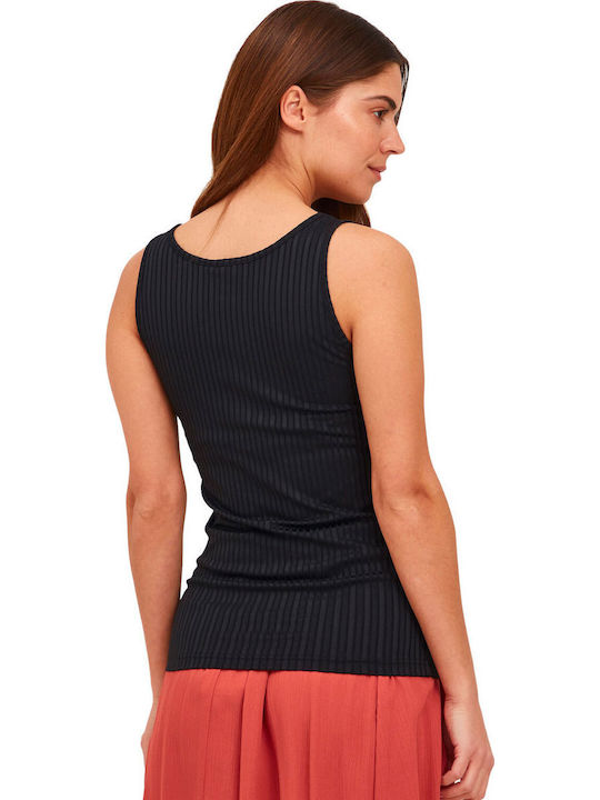 Women's Summer Blouse Sleeveless Black