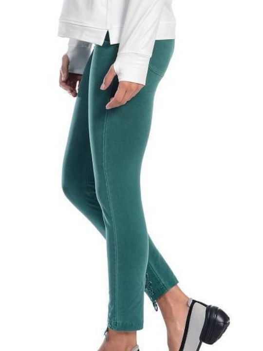 Freddy Women's Fabric Trousers Push-up Green