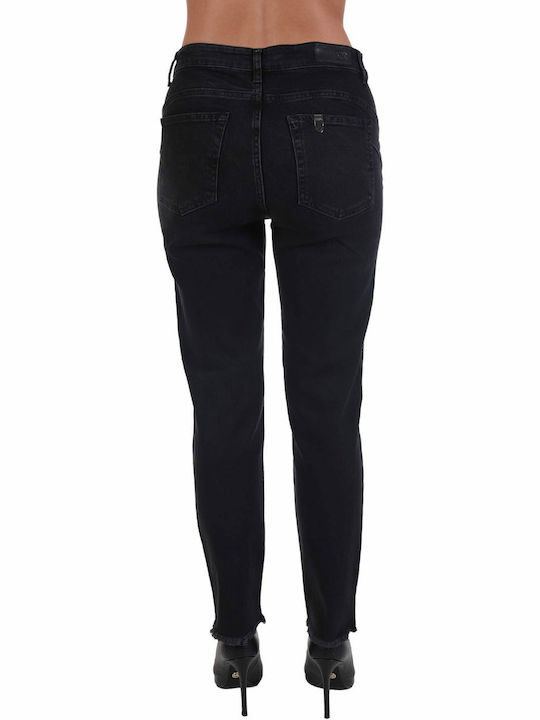 Liu Jo BOTTOM UP High Waist Women's Jean Trousers Black