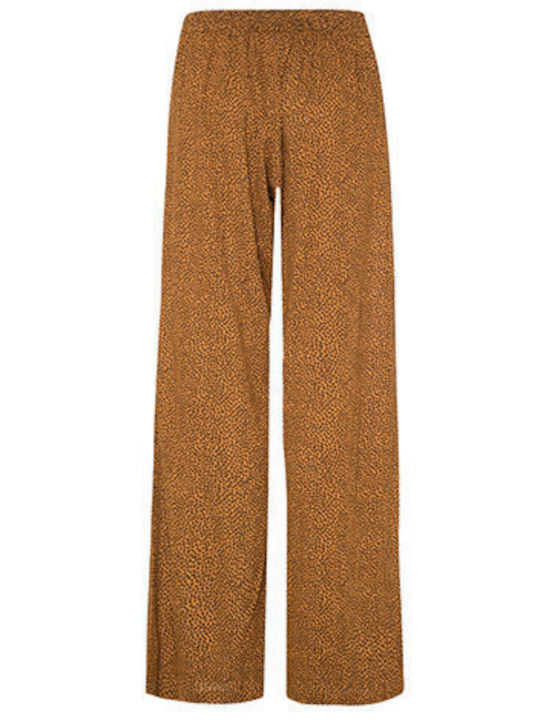 Protest Women's Fabric Trousers Brown