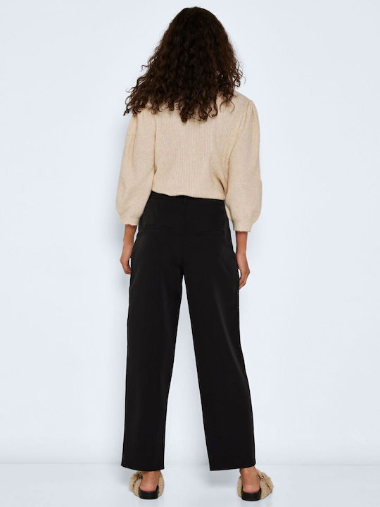 Damen Stoff Hose Schwarz