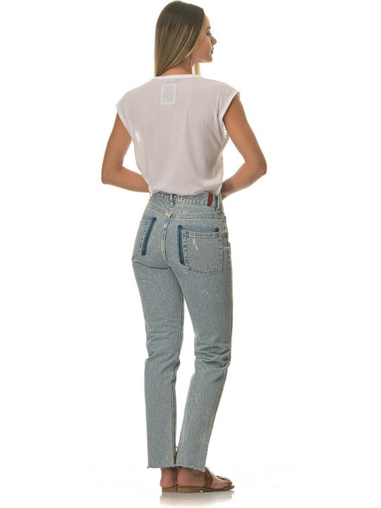 Salt & Pepper Jeans Ψηλόμεσο Γυναικείο Jean Παντελόνι Skroutz.gr