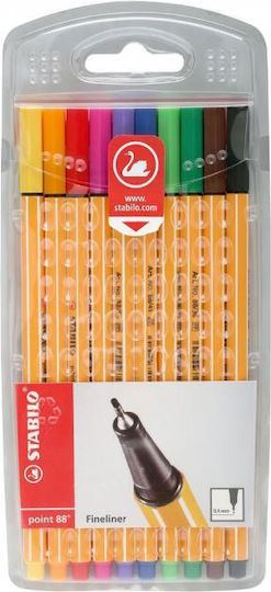 Westcott Set of 3 Geometric Instruments Plastic (Μiscellaneous colours)