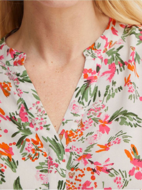 Women's Floral Short Sleeve Shirt