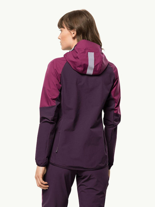Scurtă Jachetă de femei Puffer Violet