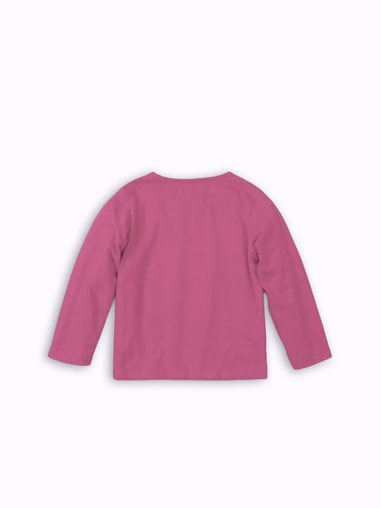 Minoti Kids Blouse Long Sleeve Fuchsia