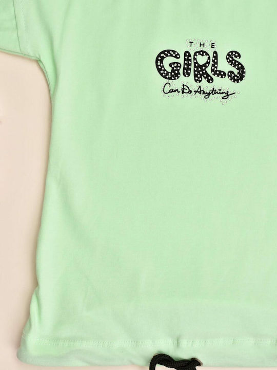 Potre Kids Blouse Short Sleeve Green