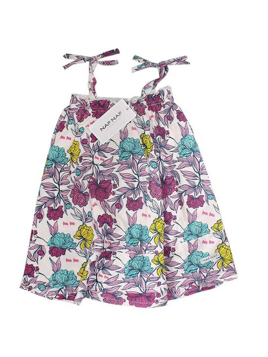 Naf Naf Kids Dress Floral Sleeveless Multicolour