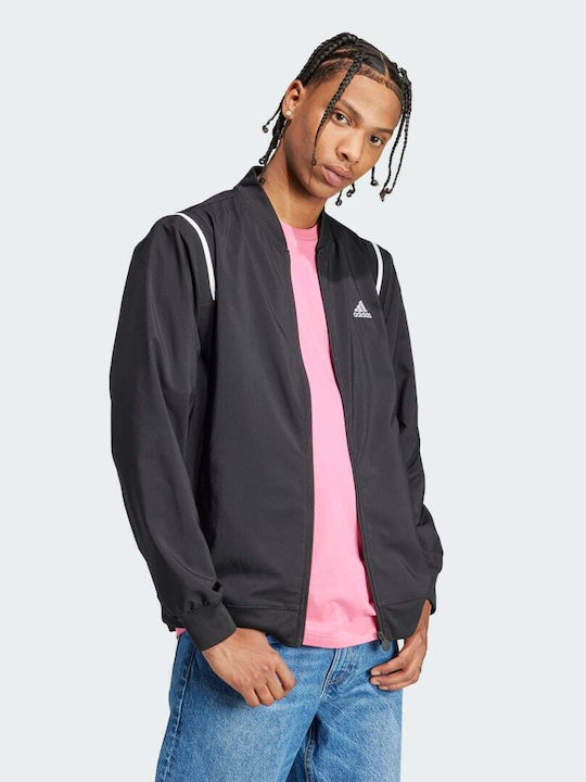 Scribble Athletic Jacket Black