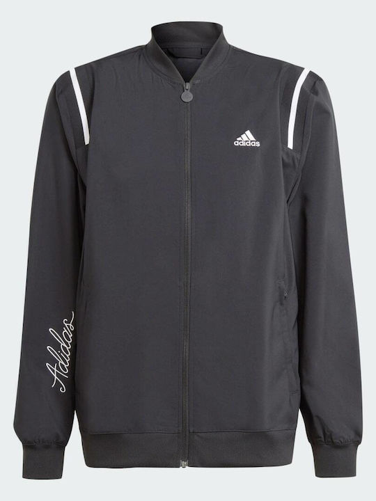 Scribble Athletic Jacket Black