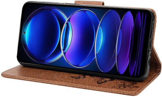 Redmi Note Wallet Δερματίνης Καφέ (Redmi Note 12 Pro / Poco X5 Pro)