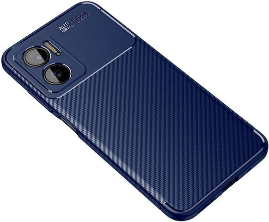 Mad Mask Beetle Series Carbon Fiber Задна корица Силикон Син (Redmi 10 5G)