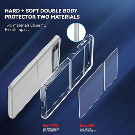 Back Cover Σιλικόνης Διάφανο (Galaxy Z Flip4)