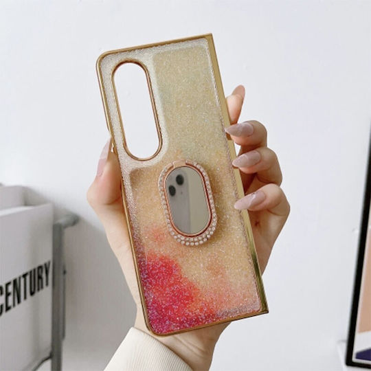 Shinning Diamond Back Cover Πλαστικό Λευκό (Galaxy Z Fold4)