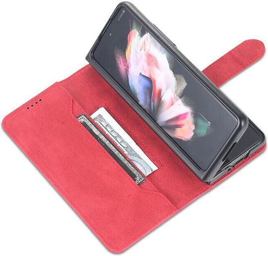 AZNS Портмоне Изкуствена кожа Червен (Galaxy Z Fold4)