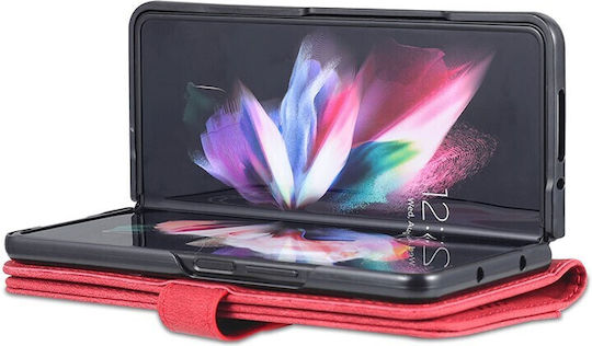 AZNS Портмоне Изкуствена кожа Червен (Galaxy Z Fold4)