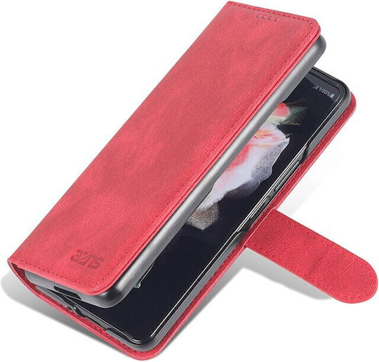 AZNS Портмоне Изкуствена кожа Червен (Galaxy Z Fold4)