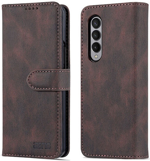 AZNS Brieftasche Synthetisches Leder Braun Galaxy Z Fold4
