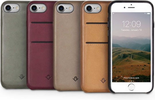 Twelve South Back Cover Δερματίνης 1mm Μαύρο (iPhone 8/7 Plus)