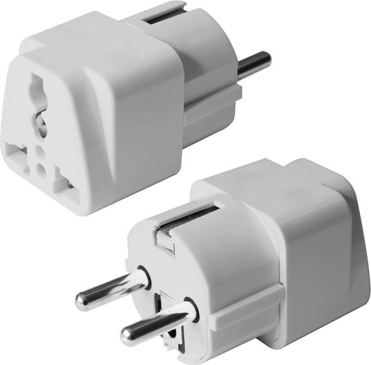 Powertech Greek to Universal Plug Adapter