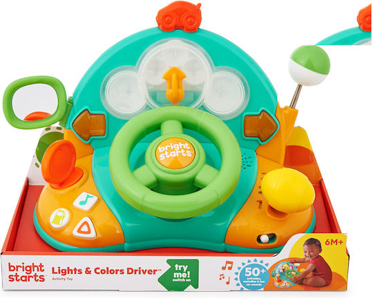 Bright Starts Lenkrad Driver mit Licht und Geräuschen für 6++ Monate