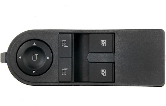 NTY Comutator geamuri auto pentru Opel Astra / Zafira H/Zafira B 14pin Negru