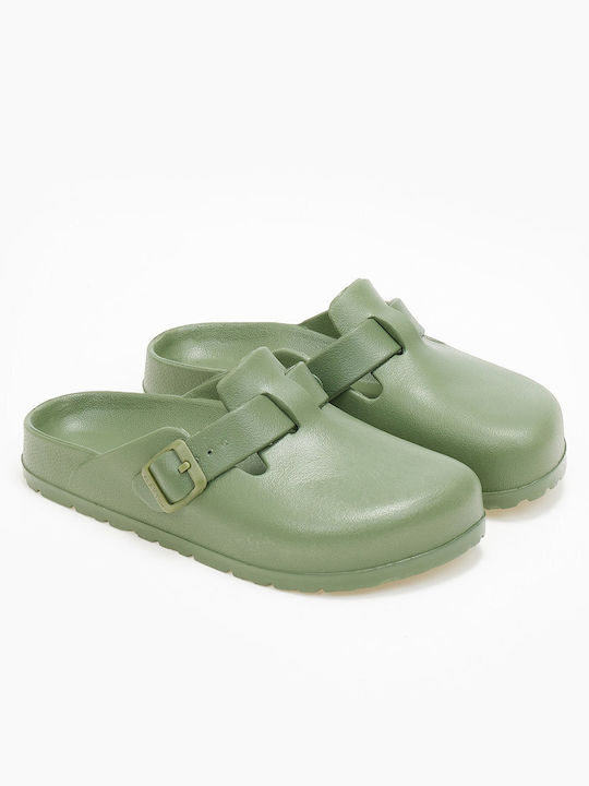 Plakton Anatomic Clogs Khaki