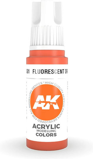 AK Interactive Vopsele Pentru Modelare În Culoare Portocalie 17ml