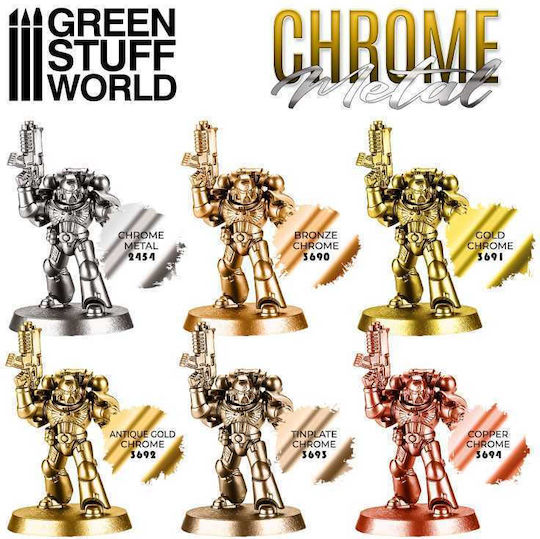 Green Stuff World Model Making Paint In Gold Colour 17ml