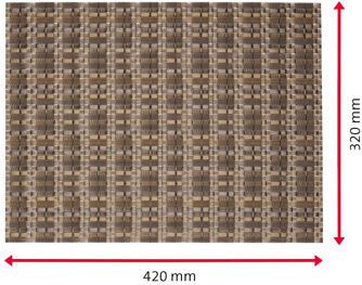 Westmark Placemats Plastic Auriu 42x32cm 1buc Westmark Placemats Plastic Auriu 42x32cm 1buc