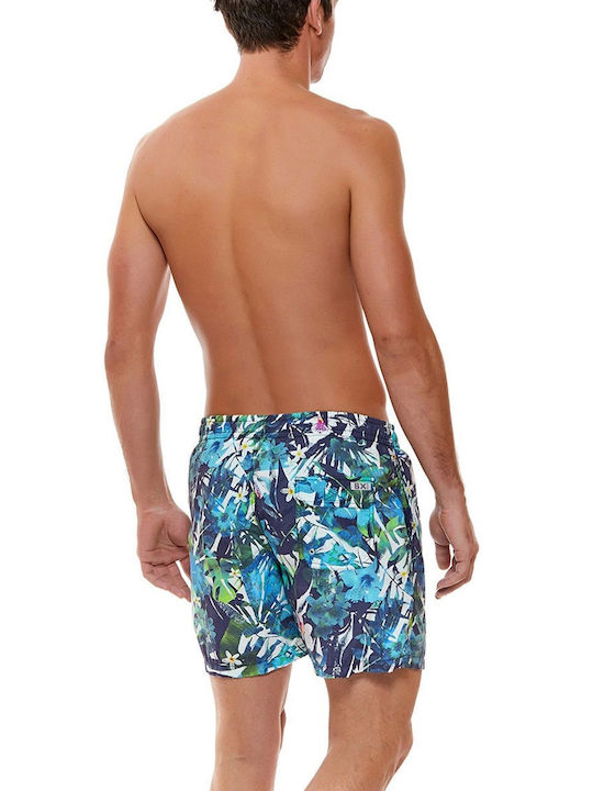 Banana Moon Men's Swimwear Bermuda Blue Floral