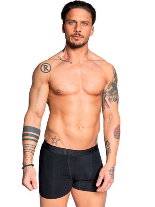 Nina Club Herren Boxershorts Schwarz 3Packung