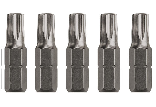 KWB Σετ 5 Μύτες Κατσαβιδιού Torx