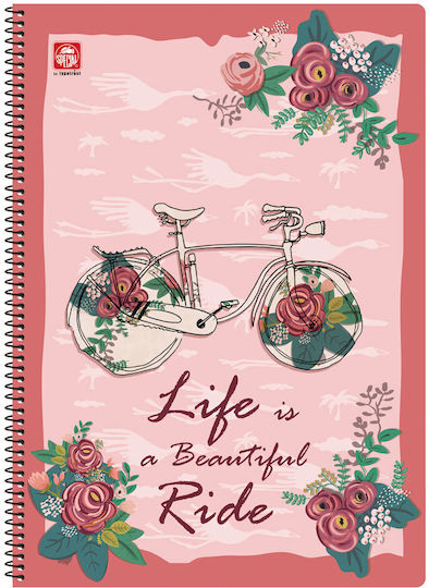 Special Spiral School Notebook Ruled B5 3 Subjects (Various Designs)