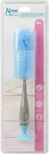 Kiokids Cleaning Brush for Baby Bottles Light Blue 2pcs