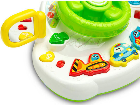 Toyz Steering Wheel Steering wheel with Light and Sounds for 18++ Months