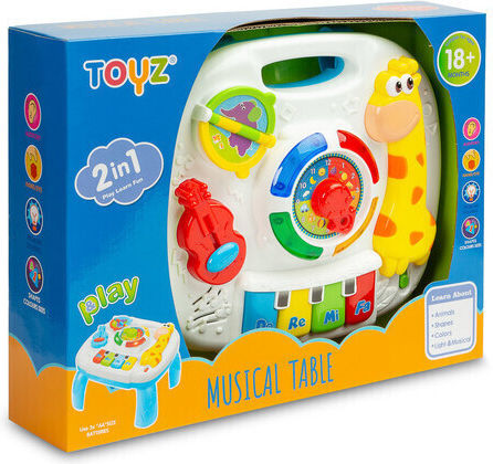 Toyz Маса за дейности с музика и звуци за 18++ месеца