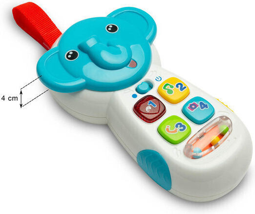 Toyz Παιχνίδι Τηλέφωνο Τηλέφωνο Ελεφαντάκι με Μουσική και Ήχους για 18+ Μηνών