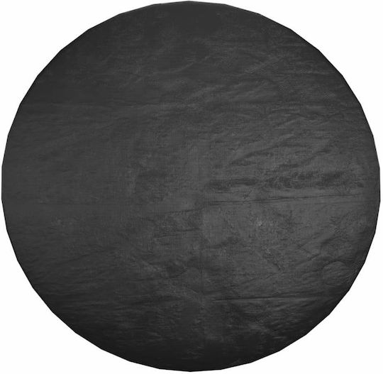 vidaXL Waterproof Dining Table Cover Black 125x125x75cm