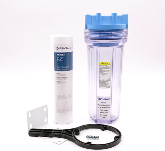 Pentair SL-10 Clear MB Wasserfiltrationssystem Zentrale Versorgung mit Ersatzfilter Pentek P5-10 5 μm