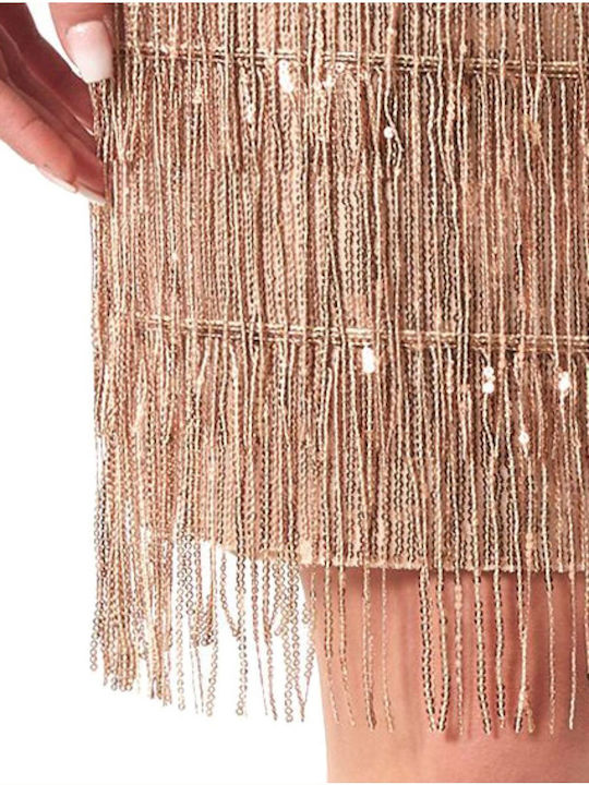 Bleistift Midi Rock Gold