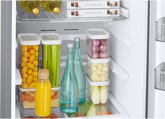 Samsung Combină frigorifică 390lt NoFrost Î203xL59.5xA65.8cm. Inox RB38C776DS9/EF