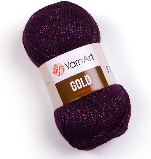 Yarn Art Μεταλλικό Ακρυλικό Μωβ 400m 100gr
