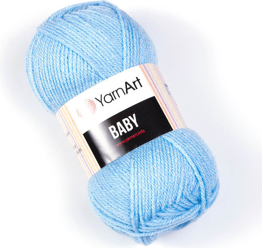 YarnArt Baby Acrilic Albastru Deschis 150m 50gr